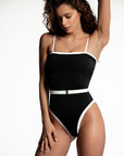 Cуцільний купальник Bandeau Soul Black