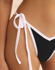 Soul Tie-Side bikini bottoms Black