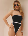 Soul Bandeau one-piece swimsiut Black