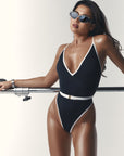 Soul Classic one-piece swimsiut Black
