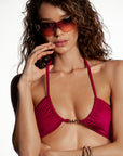 Aura Bandeau Top Cherry